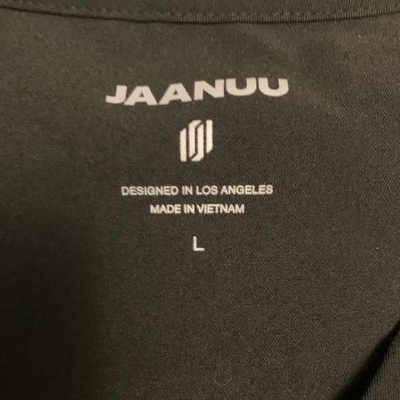 Jaanuu Men’s Black 3 Pocket Scrub Top - Picture 4 of 6